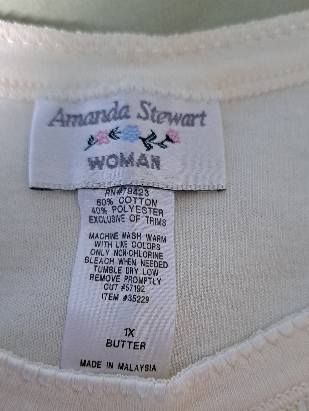 Amanda Stewart Woman Sleeveless Nightgown SZ: 1X - Picture 6 of 6